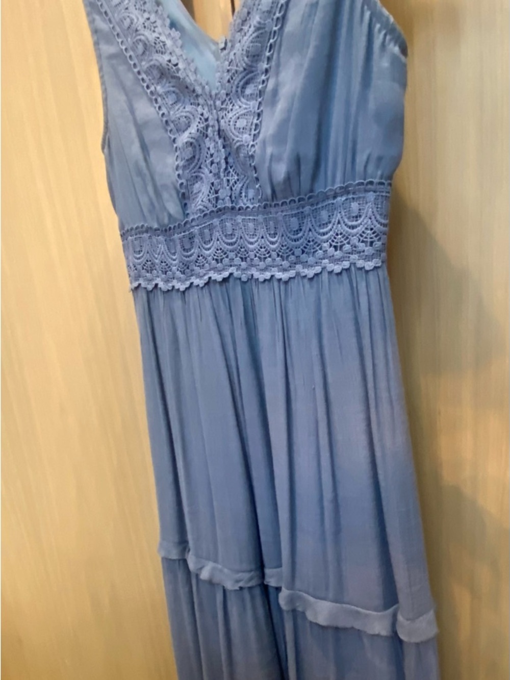 Summer Dress Maxi Rebellion Sleeveless Pretty Blue